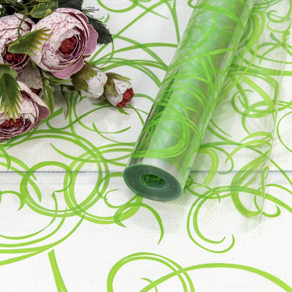 Плёнка прозрачная с печатью    