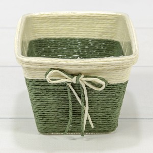 Кашпо плетёное  