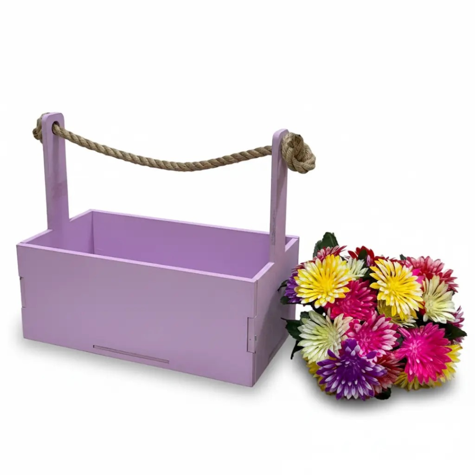 Ящик флористический с ручкой Ящик флористический с ручкой