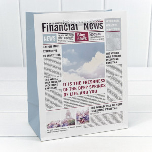 Пакет подарочный 