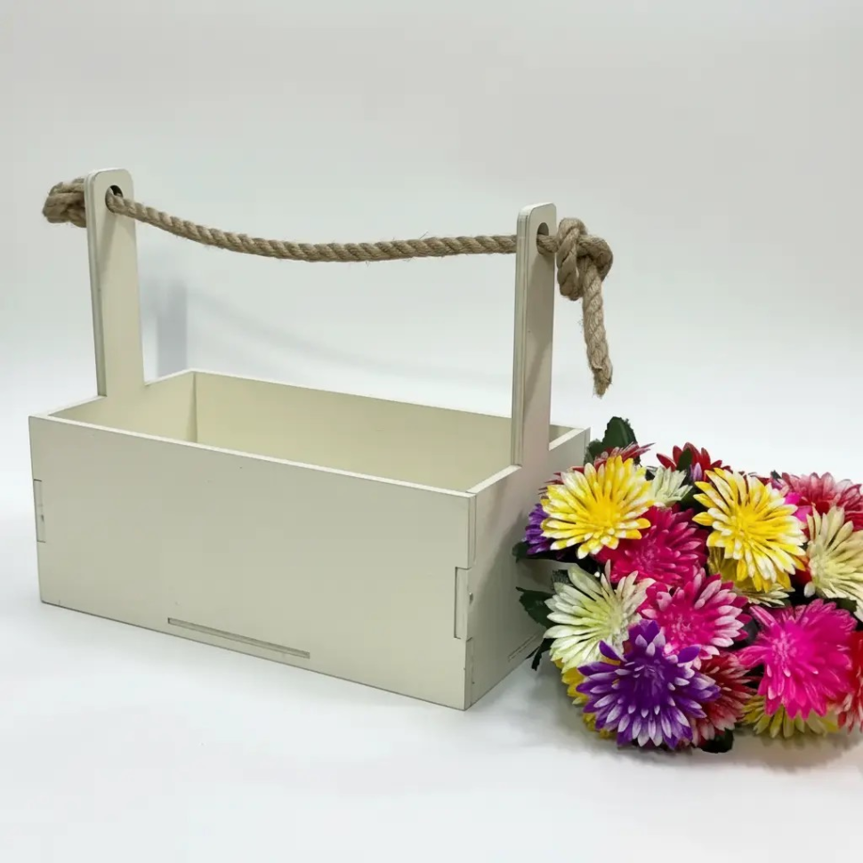 Ящик флористический с ручкой Ящик флористический с ручкой
